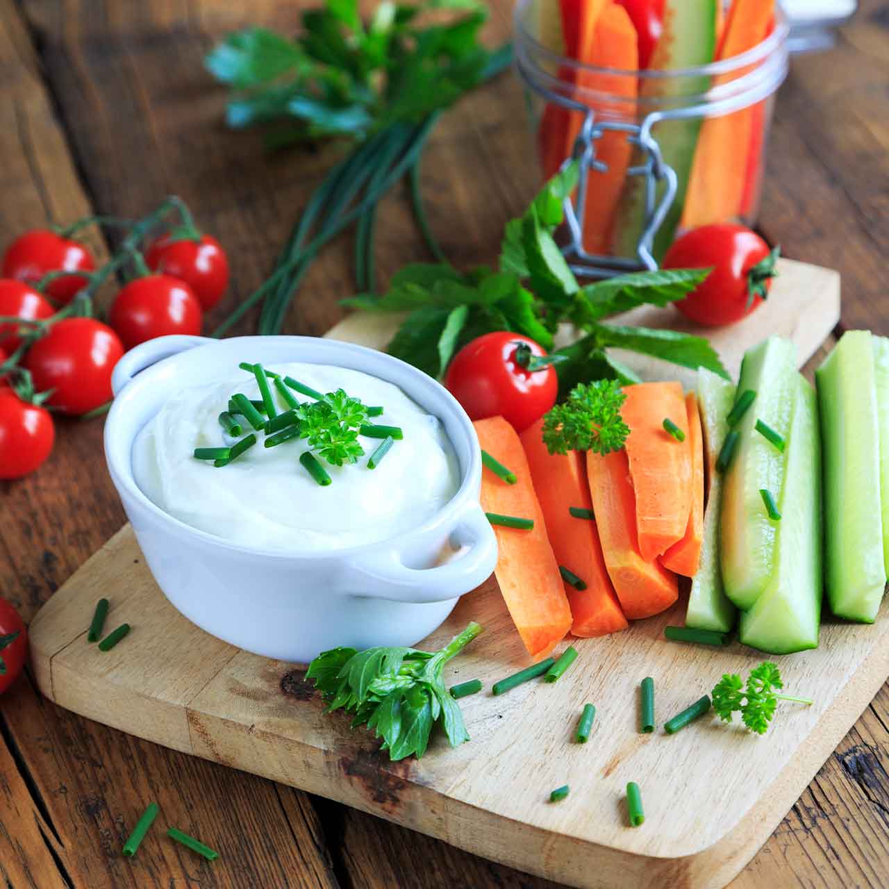 Quark-Dip-Gemuesestick